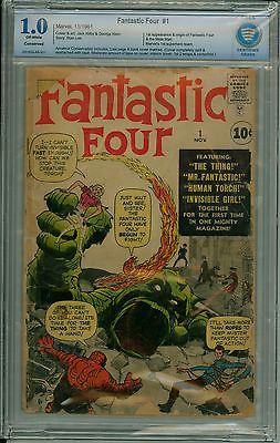 Fantastic Four 1 CBCS 10 First Appearance CGC