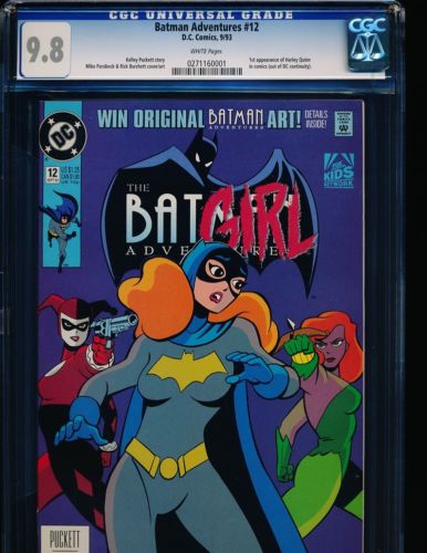 Batman Adventures  12  1st Harley Quinn CGC 98 WHITE Pgs