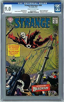 Strange Adventures 205 DC 1967 CGC 90 1st app Deadman