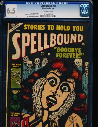 Spellbound  17  Bill Everett cover CGC 65 OFFWHITE Pgs