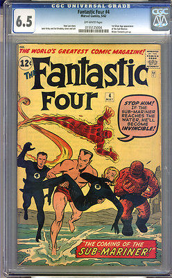 Fantastic Four 4 CGC 65 FN Universal No Reserve