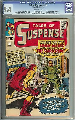 TALES OF SUSPENSE 51 CGC 94 OW PAGES  1ST APPEARANCE OF THE SCARECROW