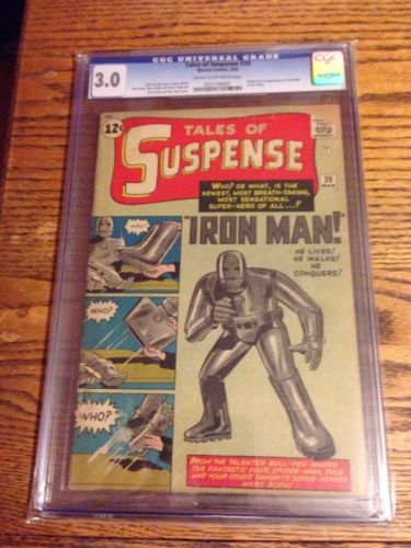 Tales Of Suspense 39 CGC 30 First Iron Man