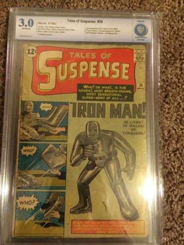 TALES OF SUSPENSE 39 1963 1st IRON MAN CBCS 30JACK KIRBYKEY ISSUE LIke CGC