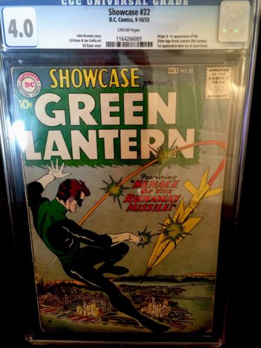 Showcase Presents Green Lantern 22 First Silverage App CGC 40 Nice Everything