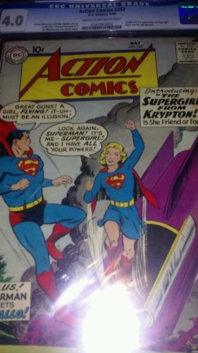 Action No 252 CGC 40 1st Supergirl May 1959
