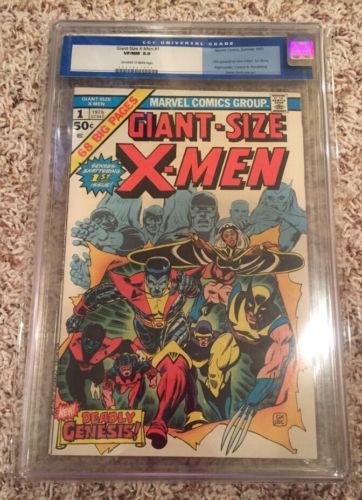 1 Giant Size XMen 1975 CGC Graded 9