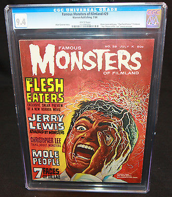 Famous Monsters of Filmland 29  Tied for 3rd highest grade  CGC 94  1964