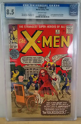 XMen 2  2nd Appearance Of The X Men  85 CGC 