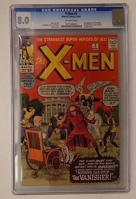 Marvel XMEN 2 CGC Graded 80  1963 Vintage Comic