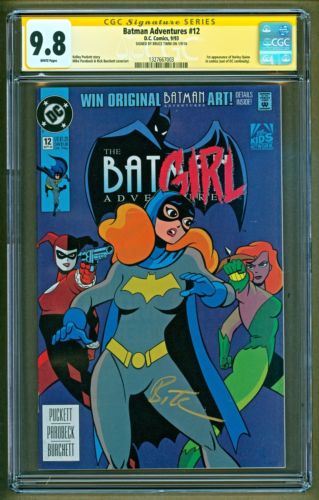 Batman Adventures 12 1993 DC 1st app Harley Quinn SIGNED Bruce Timm SS CGC 98