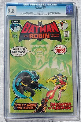 Batman 232 CGC 98 Rare WHITE Pages Highest Graded  1st Ras Al Ghul App