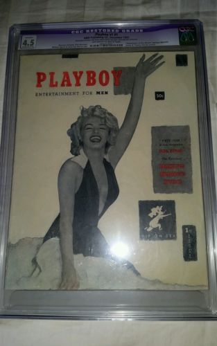 Playboy 1 1953 CGC 45 rare 1st print 1st appearance feat Marilyn Monroe 