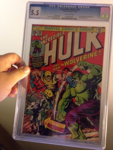 The Incredible Hulk 181 CGC 55 1st Wolverine 