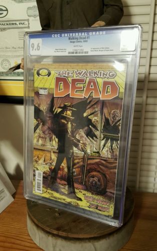 Walking Dead Issue  1 1st Print w White Pages CGC 96 Hit AMC TV Show 
