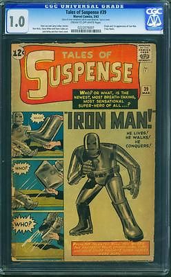 TALES OF SUSPENSE 39 CGC 10  1ST IRON MAN  CGC  CBCS