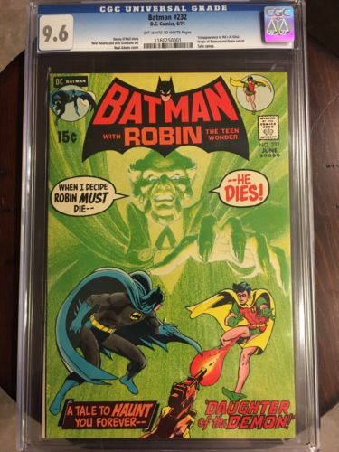 DC Bronze Age Batman 232 1st Ra Gual CGC 96 Not CGC