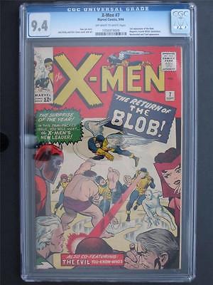 XMen 7 MARVEL 1964  CGC 94 NM  2nd App of The Blob  2nd HIGHEST GRADE