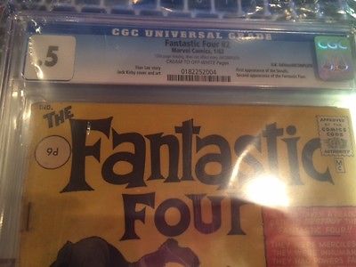 Seven Fantastic Four 2 3 4 5 6 7 12 ALL CGC BLUE LABEL FREE