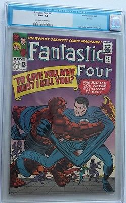 Fantastic Four 42 Sep 1965 Marvel CGC 96 NEAR MINT WHITE