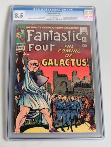 ESD036 Marvel Comics THE FANTASTIC FOUR 48 CGC 85 VF 1966