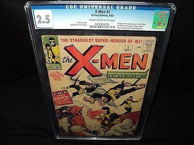 XMen 1 CGC 25 COW p ORIGIN  1ST APP XMEN 1963 Marvel id 15545