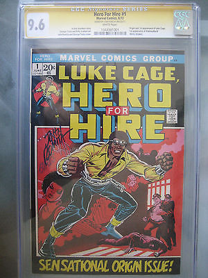 Hero for Hire 1 CGC 96 SS Signed John Romita 1st  Origin Luke Cage