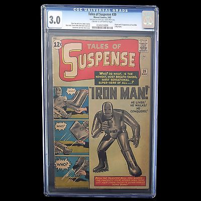 Tales of Suspense  39 CGC 30 1st appearance of IRONMAN 1963 MARVEL civil war