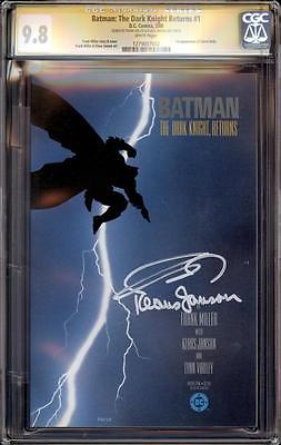 Batman The Dark Knight Returns 1 CGC 98 SS Signed Frank Miller  Klaus Janson