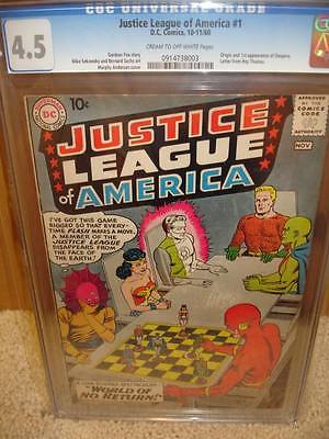 Justice League of America 1 CGC 45 DC 1960 cm