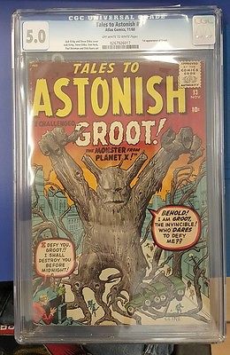 Tales to Astonish 13 CGC 50  1st Groot  oww pages