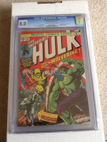 The Incredible Hulk 181 Nov 1974 Marvel CGC 80 FIRST WOLVERINE