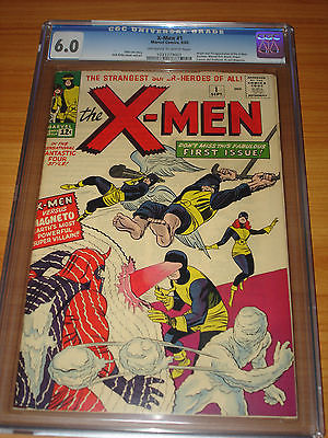 XMEN 1  CGC 60 FN 1963 Marvel  Origin  1st Appearance  Solid OWW Page 