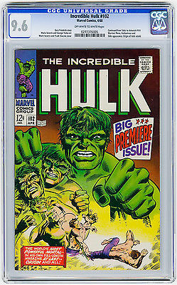 Incredible Hulk 102 CGC 96 2nd HIGHEST OWW Origin Retold Marvel Silver Comic