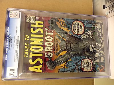 TALES TO ASTONISH 13 CGC 70  OFF WHITE  WHITE 1ST GROOT SUPER HOT