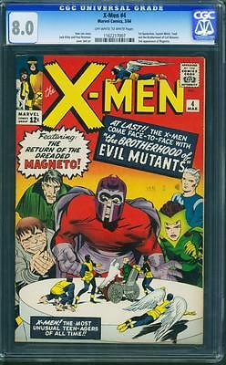 XMEN 4 CGC 80  OWW PAGES  CGC  CBCS