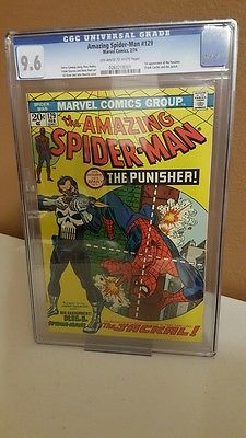 The Amazing SpiderMan 129 CGC graded 96 First appearance of Punisher 
