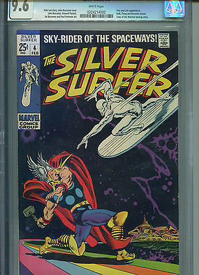 SILVER SURFER 4 MARVEL COMICS 269 CGC 96 WHITE PAGES