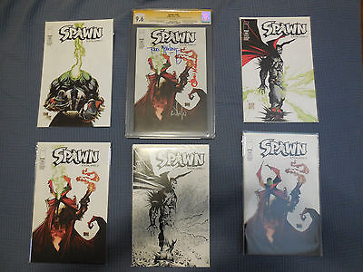 Spawn 185 Cover Set Sketch 3 Base Headless and Headless CGC SS 96