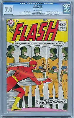 Flash 105 CGC 70 OffWhite 1st SA Flash own title Justice LeagueFlash Movie