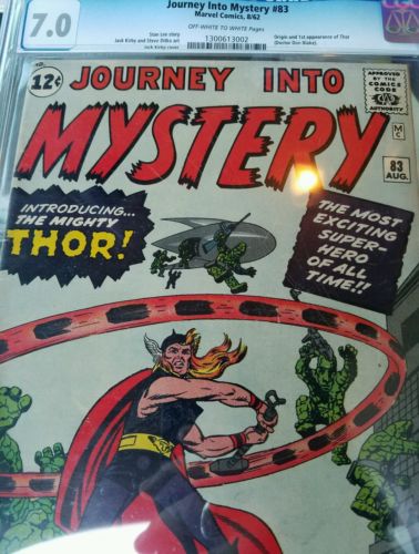 Journey into Mystery 83 graded cgc 70 classic Jack Kirby cover 1st THOR app