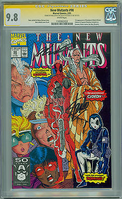 New Mutants  98 CGC SS 98 NMMT 1st Deadpool Signed by Stan Lee  Rob Liefeld