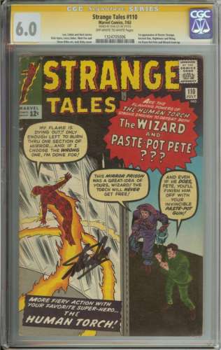 STRANGE TALES 110 CGC 60 OWWH PAGES