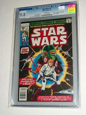Marvel STAR WARS 1 CGC 98 WHITE PAGES A New Hope Adaptation 1ST PRINT