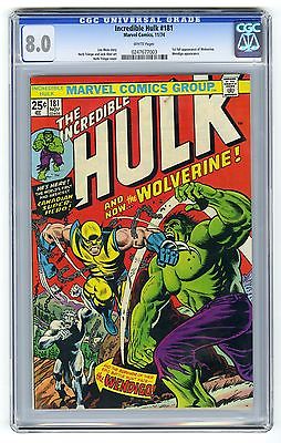 The Incredible Hulk 181  CGC Graded 80  First Full Wolverine Appearance