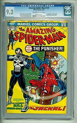 AMAZING SPIDERMAN 129 CGC 92 FIRST PUNISHER 1974