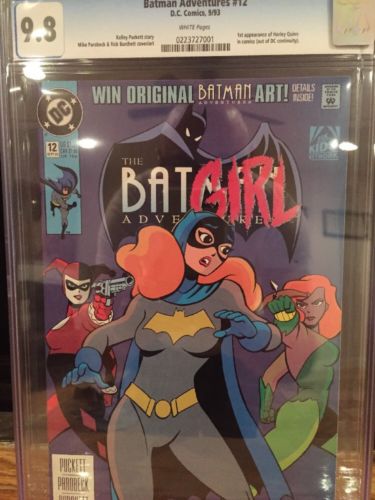 BATMAN ADVENTURES 12 CGC 98  WHITE PGS  1ST APPEARANCE OF HARLEY QUINN