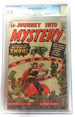 Journey Into Mystery 83CGC 40 OW 1st Appearance of Thor