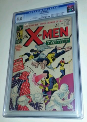 Marvel x men 1 1963 cgc 40 1st appearance mutants magneto Cyclops beast iceman
