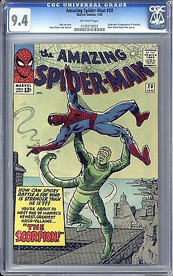 Amazing Spiderman 20  CGC 94  OffWhite Pages